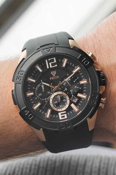 Fiesta Fs 600548   Men's Wrist Watch with Silicone Cord