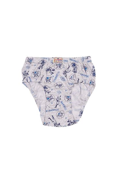 Ceylanoğlu Boy Blue 6-7-8-9-10 Years Multicolored 12 Pack Combed Cotton Mixed Pattern Panties