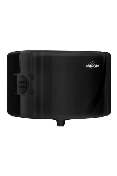 Rulopak Black Twin Mini Tweezers Toilet Paper Dispenser - Internal Pull