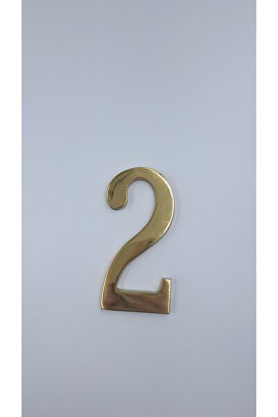Kalender Döküm PİRİNÇ RAKAM KAPI NUMARASI 12 CM NO:2