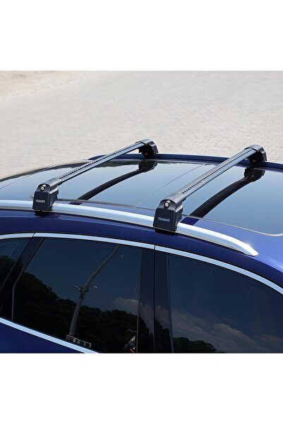 Thunder HYUNDAI BAYON 2021-Sonrası TRX2 Thunder Carrier Kilitli Ara Atkı Taşıyıcı Tavan Barı Siyah