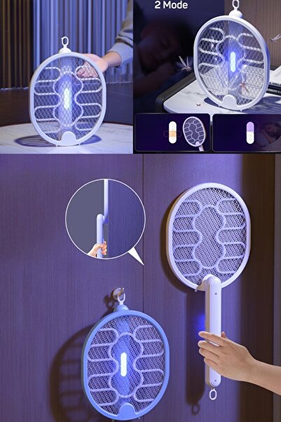 Uniquem Sinek Raket Otomatik Yemleme Özellikli Şarj Edilebilir Katlanabilir E...