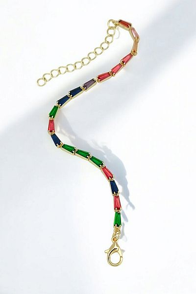 Çlk Accessories Premium Fine Baguette Stone Bracelet 70850