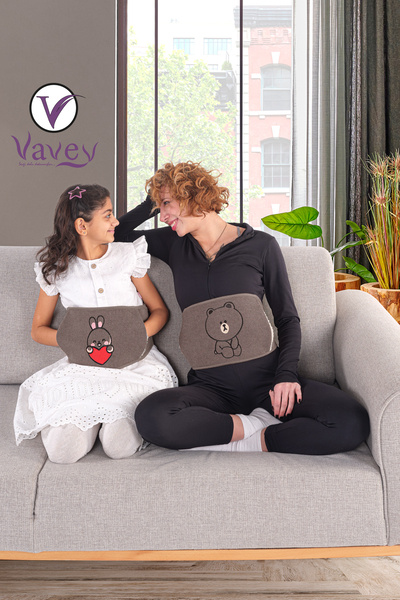 VAVEY Cureaua Reg și modelul de ursuleț de pluș cu cadou Thermogel de nouă ge...