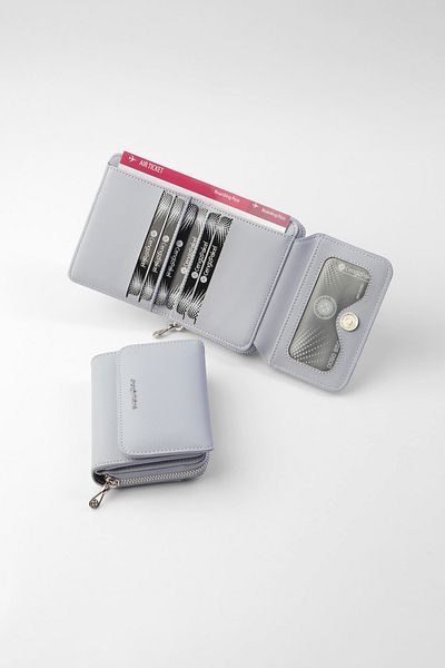 CENGİZ PAKEL Small Size Technological Leather Women's Wallet – Multi-Compartment, Card Holder and Zipper