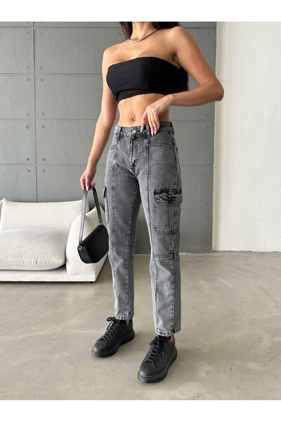 ADA MODA Mom fit cargo jeans