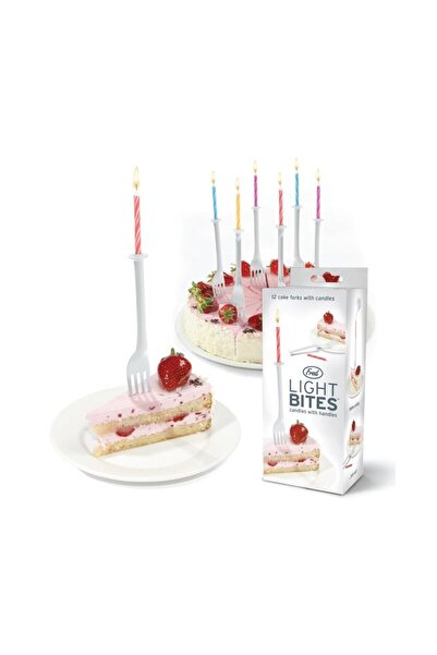 Other 12 forks + cake candles for occasions