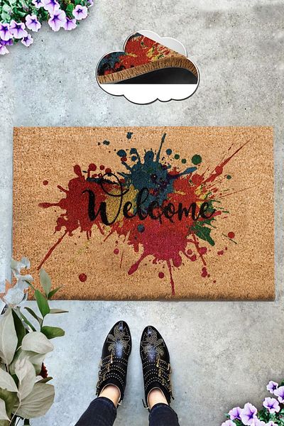 Chilai Home Изтривалка за врата Coco Falling Natural Coco, 40x60 см