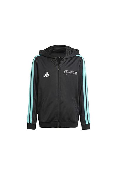 adidas Top de trening casual pentru copii - Mer Dna Fz Hd Y - Negru