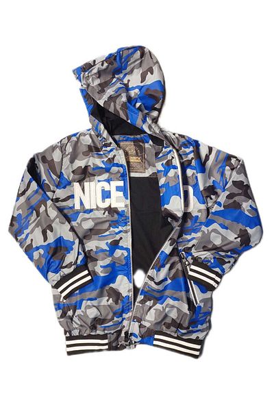 North Boy's Waterproof Raincoat with Lining and Printed Pattern
