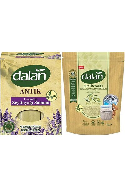 Dalan Ancient Laurel Olive Oil Soap 900Gr 1kg 2 Li, Granulated and Lavender