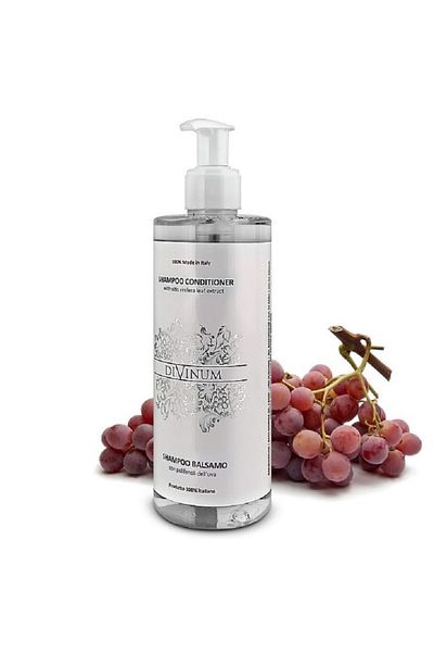DIVINUM Sampon si Balsam DIVINUM, cu Extracte Naturale de Struguri, 300 ml, in Dispenser cu Pompa