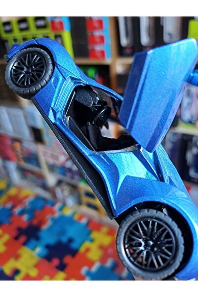 OYUNCAKSAHİLİ Lykan Hypersport Tarz Metal Koleksiyon Işık Ve Ses Efektli Araba 13x5 Fast Furious Hızlı Öfkeli Mavi