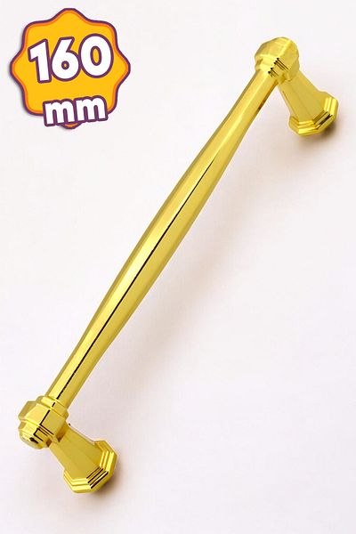 Badem10 MetalGold Mobilier din metal auriu - Sertar de bucătărie, dulap și mâner