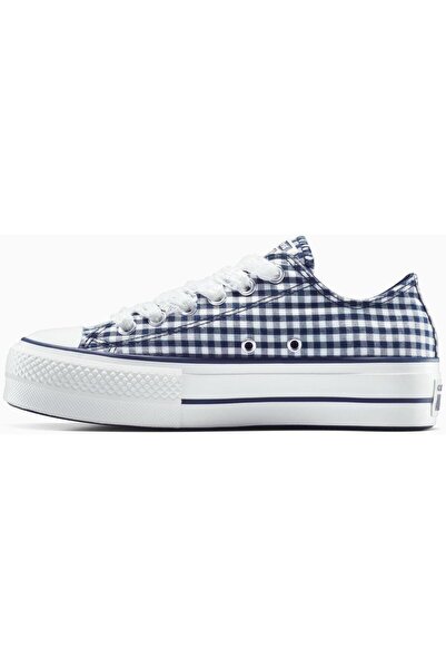 Converse Tenisky Converse Chuck Taylor All Star Lift Platform Gingham, modré, unisex