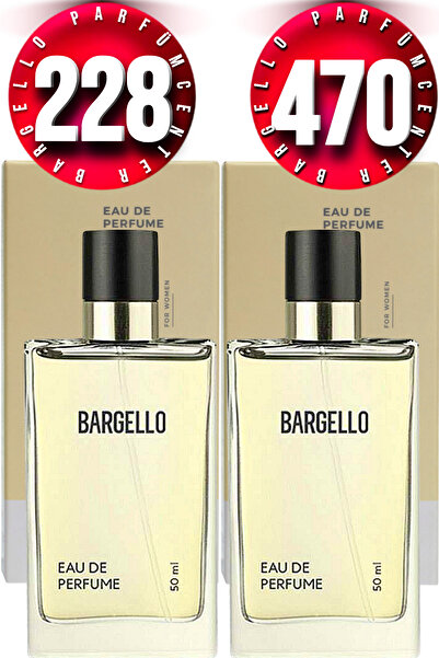 Bargello 228 Kadın Parfüm Oriental 50 ML EDP + 470 Kadın Parfüm Floral 50 ML EDP
