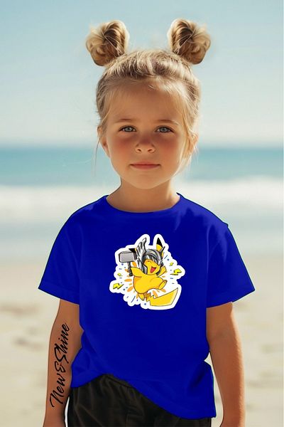 New Shine 1 tricou este un cadou pentru achiziții de 6 și mai sus în coș - Tricou pentru copii oversize cu imprimeu Thor Pikachu