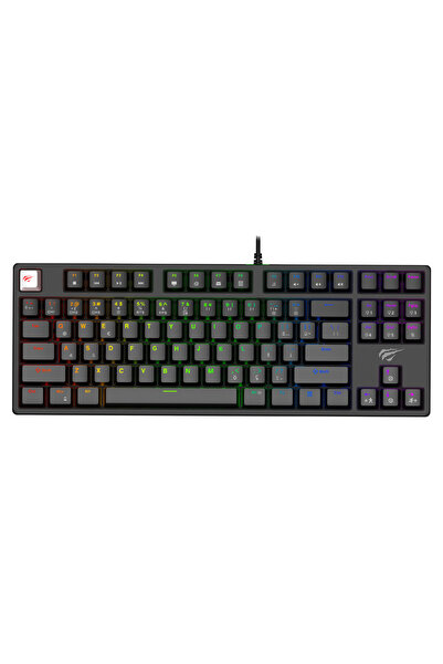 Havit Gamenote Kb890l Rgb Mekanik Türkçe Q Klavye - Anti Ghosting Blue Switch