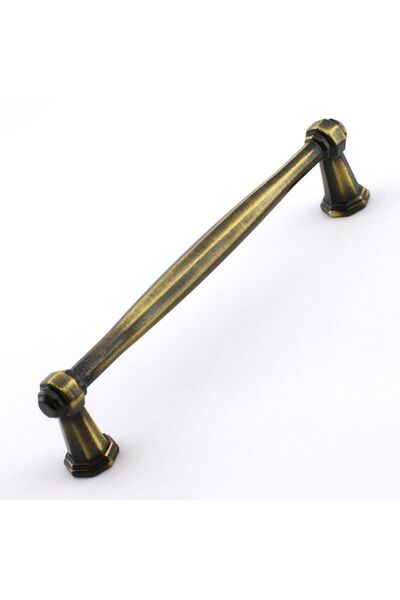 Badem10 128 mm din lapte antic, galben antic, mobilier din metal, sertar de bucătărie, dulap, dulap, mâner, mâner