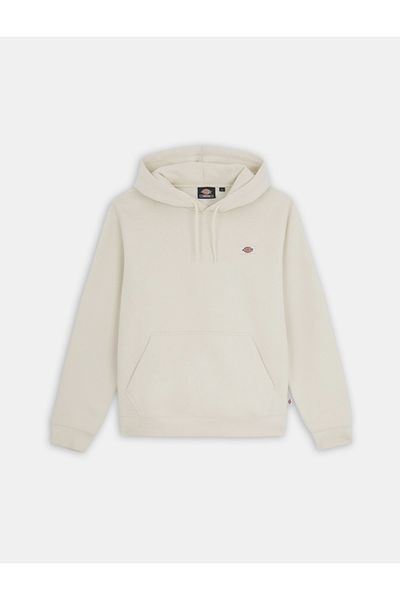 Dickies Men's Cream and White Dickies Oakport Hoodie Whitecap Gray