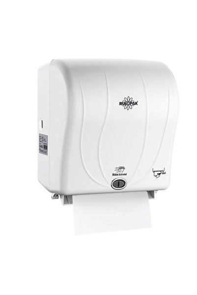 Rulopak Sensörlü Kağıt Havlu Dispenseri 26 Cm Transparan Beyaz