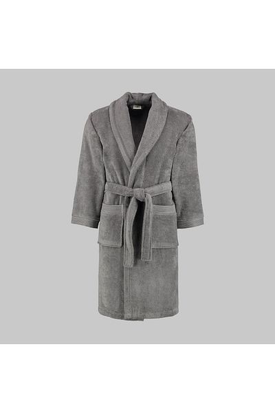 Sarev Μπουρνούζι Soho Grey 100% βαμβακερό μεγάλο μέγεθος