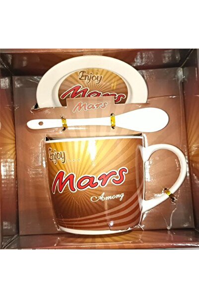 Other Enjoy Glass Chocolate Cup with Saucer and Spoon Multi-Shaped 250ML