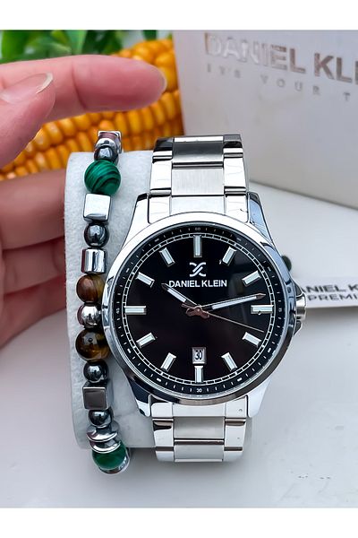 Daniel Klein Original Men's Steel Wristwatch When the Wind Blows - Bielklik Gift