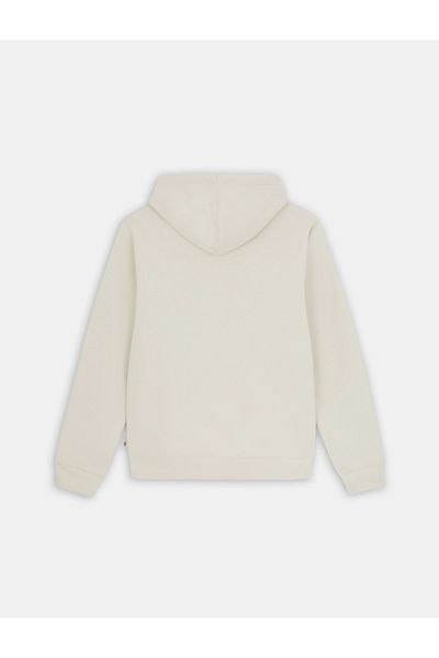 Dickies Men's Cream and White Dickies Oakport Hoodie Whitecap Gray