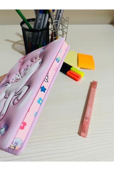 My Easy Shop Squishy Unicorn Soft Embossed Notebook
