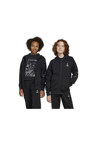 adidas J Sw Mndo Tt Trening casual pentru copii Top JF3634 Negru