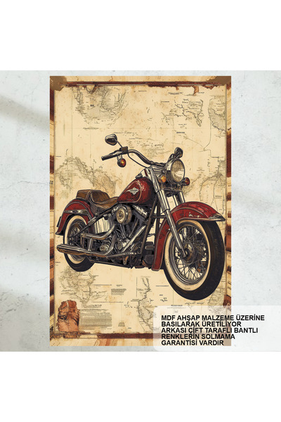 Hayat Poster motor nostalgic clasic harta lumii navigator stil vintage retro ...