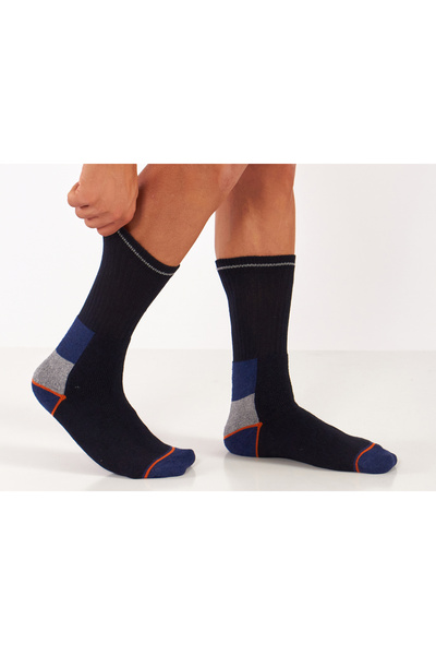 Go With 3'lü Pamuklu Topuk Burun Destekli Dayanıklı Havlulu Termal Iş Ve Performans Çorabı 6016