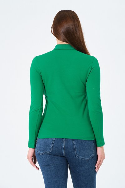 MSW Regular Fit Long Sleeve Polo