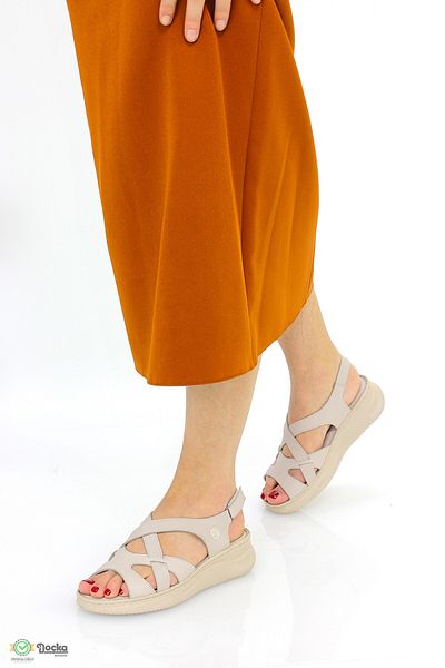 Mammamia Women's Genuine Leather Orthopedic Daily Sandals M26Ys2370