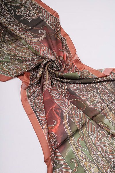Levidor Patterned Indian Silk Shawl - Pattern-03 - Color-04
