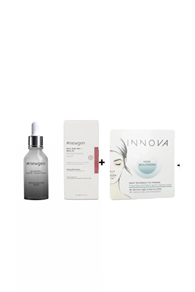 Rebul Newgen With AHA 10%+ BHA2% Peeling Solution Serum & 2*5 Ml Innova Derin...