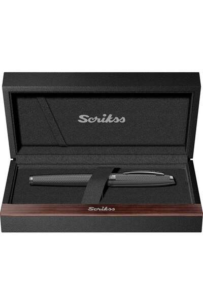Scrikss 390 MAT SİYAH DOLMA KALEM