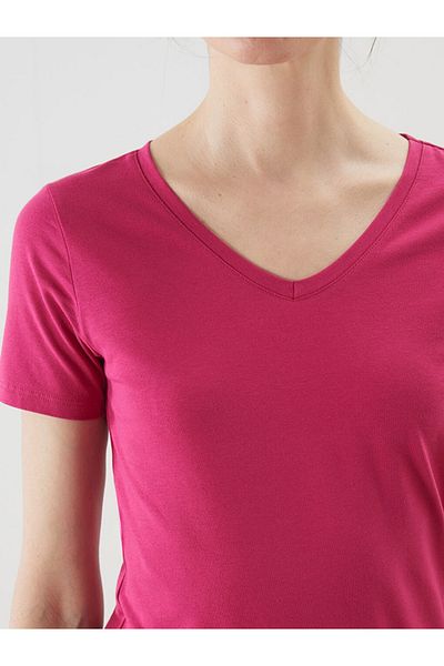LC Waikiki Tricou de damă LCWAIKIKI Classic cu decolteu în V