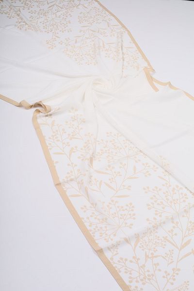 Modakaşmir Fashion Cashmere Caramel Series Medina Silk Shawl - Pattern-01 - Color-02