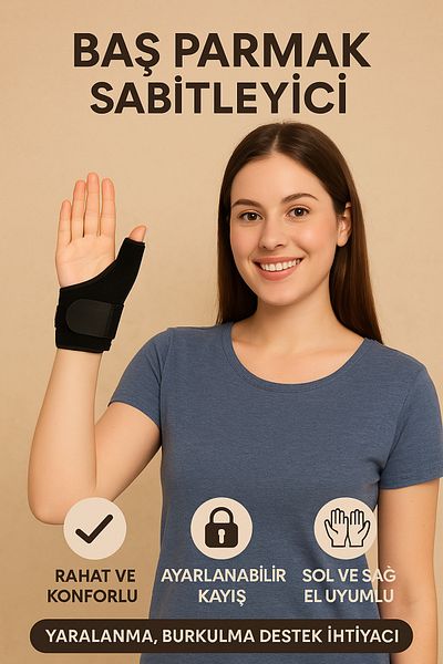 Elite Life Thumb Supporting Fixation Splint - Dequervain Syndrome Pain and Splint after Fracture