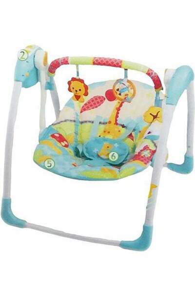 BabyCara أرجوحة أطفال أوتوماتيكية مع موسيقى للأطفال حديثي الولادة وحتى الأطفا...