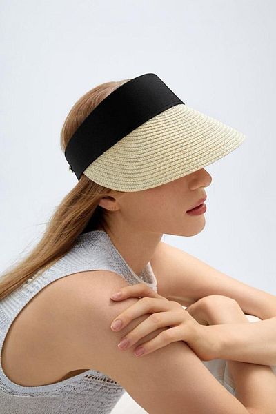 BAHELS Imported Folding Hat - Visor, Sunscreen Visor White