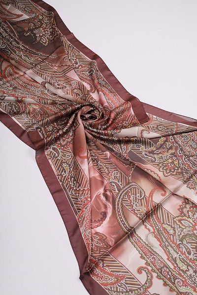 Levidor Patterned Indian Silk Shawl - Pattern-03 - Color-07