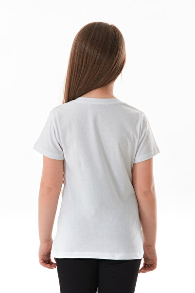 Fulla Moda 100% Cotton Slogan Printed Girl's T-Shirt