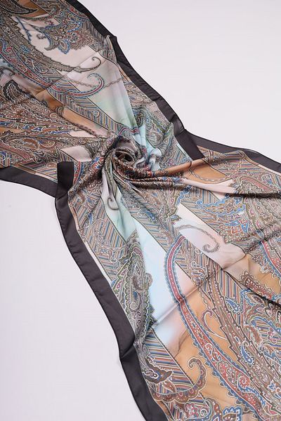 Levidor Patterned Indian Silk Shawl - Pattern-03 - Color-06