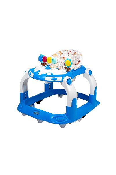 YOGNETIC Colorjoy Lüx Robot Model Yürüteç | Oyuncaklı, Eğitici, | Kornalı Mav...