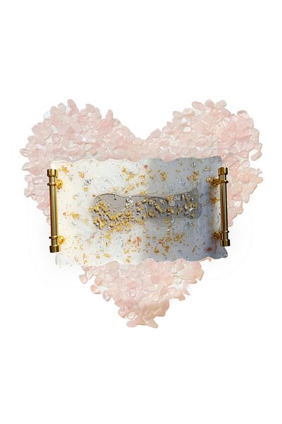 Home Epoxy Foil Tray, Gold, Copper, Foil Tray, Presentation Tray, Coffee Presentation, Gift, Decorative