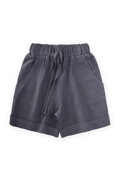 Cigit Pantaloni scurți de in antracit 2-9 ani - Sarh