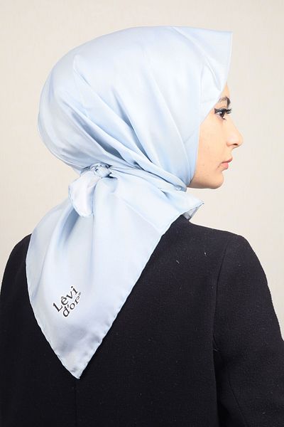 Levidor Μονόχρωμο μοτίβο Twill Silk Scarf-3607 - Χρώμα-56